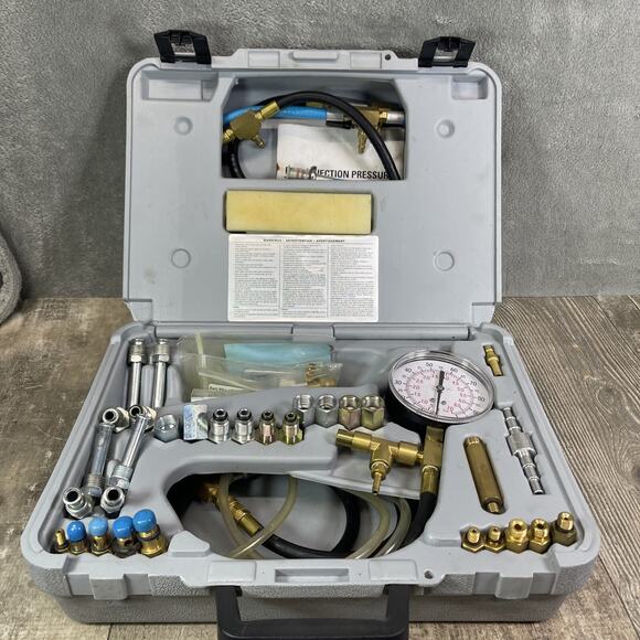 Lang Tools (Star Products) DELUXE GLOBAL FUEL INJECTION PRESSURE TEST SET (READ) - Picture 1 of 16